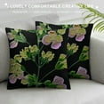 thumbnail image 3 of Shiartex Watercolor Floral Throw Pillow Cover Floral Boss Lady Decorative Pillow Case Cushion Cover Home Sofa Decor 24x24in, 3 of 5