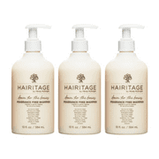 Hairitage Down to the Basics-Fragrance Free Shampoo, 13 fl oz (Pack of 3)