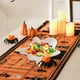 thumbnail image 4 of Bandeja fantasma para guardar joyas - Juego de bandejas de cerámica para decoración de Halloween, 2 piezas de adorno blanco con diseño espeluznante para joyas y aperitivos, 4 of 6