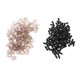 thumbnail image 3 of 500 piezas de ojos de seguridad de plástico negro con arandelas para manualidades de animales y muñecas. 5MM, 3 of 9