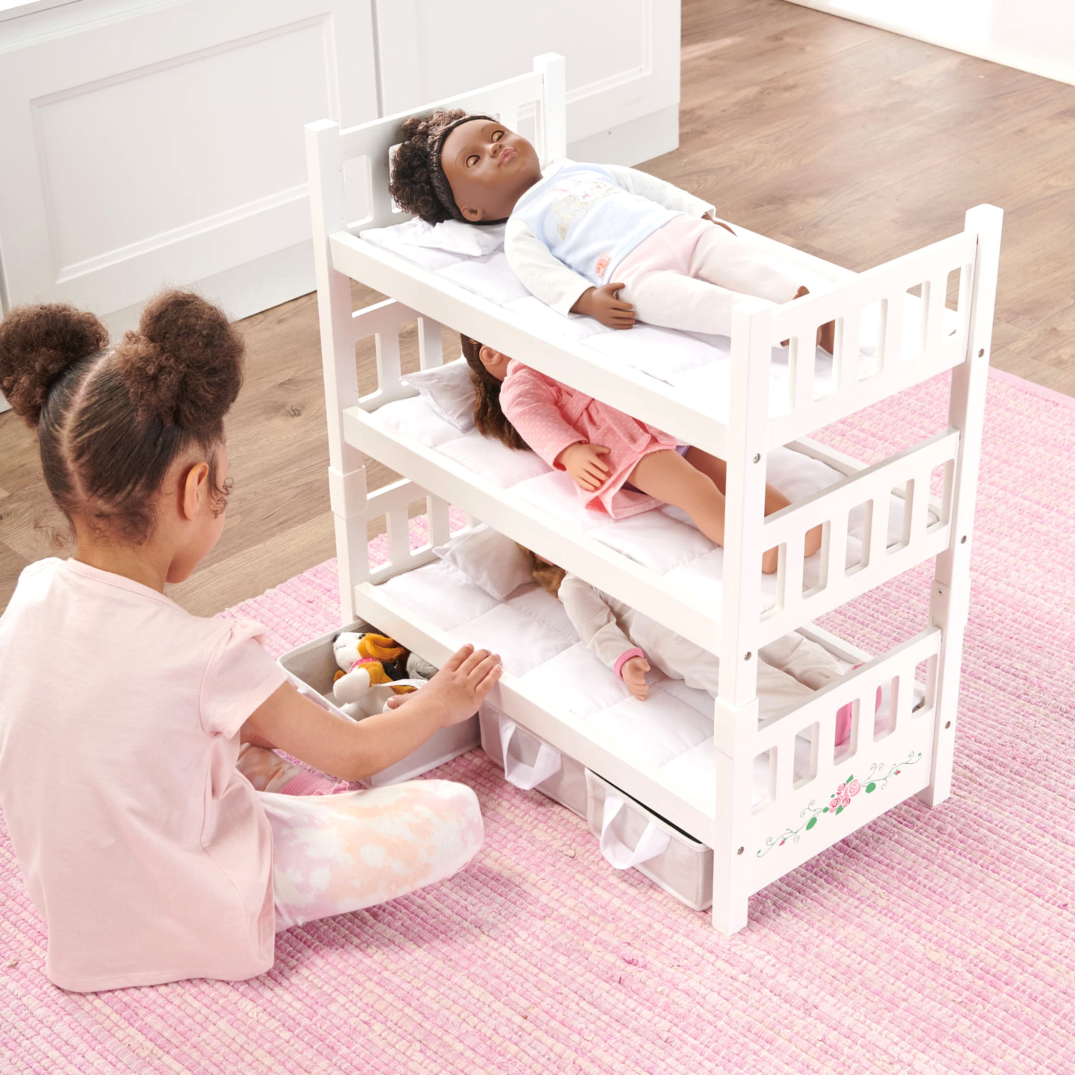 American girl doll triple bunk bed clearance