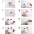 thumbnail image 5 of Soporte para utensilios de cocina sin taladro, estante para cubiertos con escurridor, organizadores de cestas para cubiertos montados en la pared para cucharas, cuchillos, tenedores. Afortunado Sencillez, 5 of 5