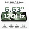 thumbnail image 6 of DOOGEE B10 Android 16 Phones Unlocked,7600mAh/33W Battery,IP68/IP69K Waterproof Phone,48GB +256GB,6.63" FHD 120Hz Helio G100 Octa Core,64MP+2MP+16MP 4G Android Phones,NFC/Fingerprint/Face ID, 6 of 9