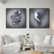 thumbnail image 5 of Wosthever 3D amor corazón arte moderno decorativo Metal estatua arte lienzo pintura colgante de pared sin marco decoración de la habitación Decoración del hogar No.2 Wosthever HA045134-02, 5 of 6