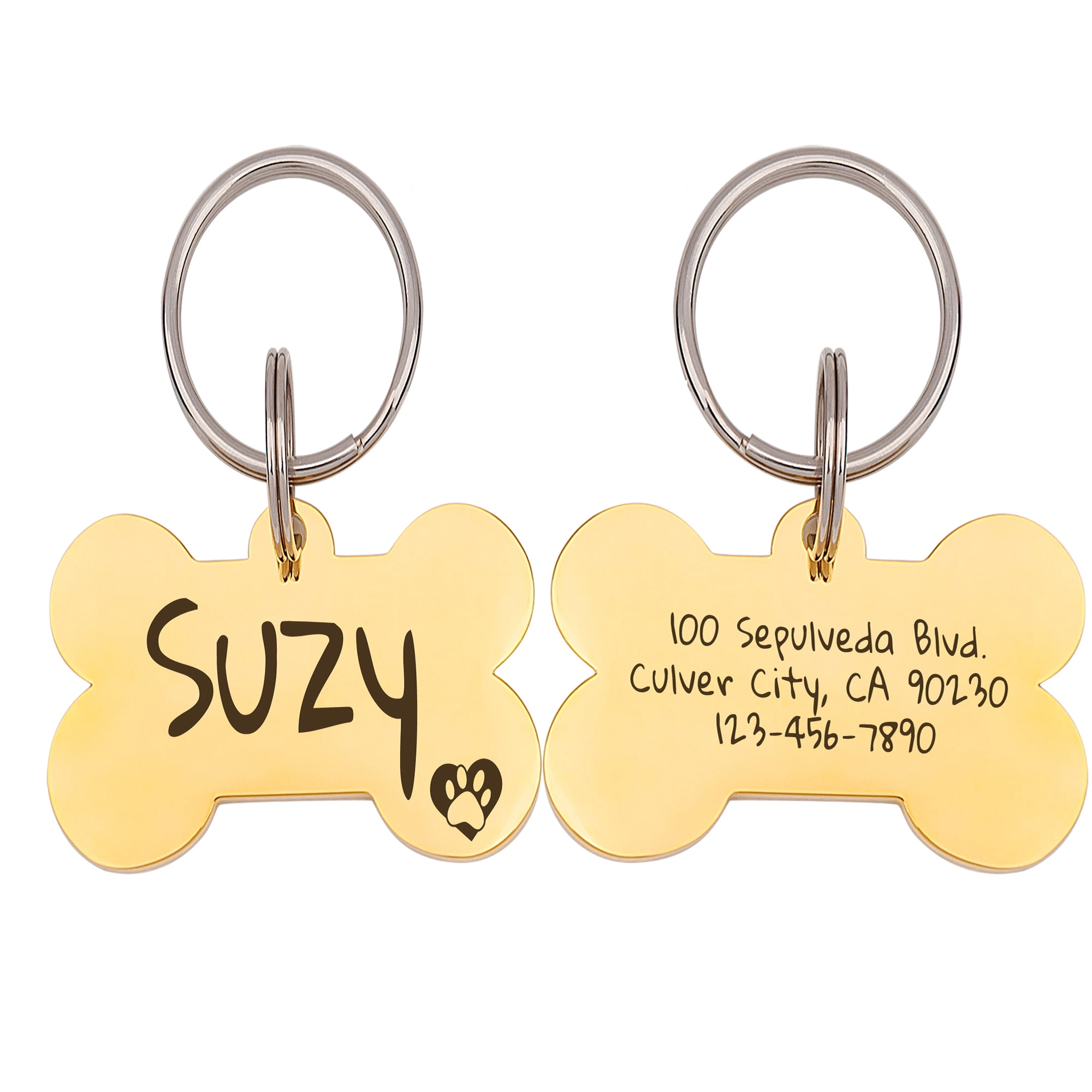 Dog TagDog Tags for Dogs PersonalizedBone Shaped Dog TagPersonalized