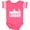 Football Pink and White, variant on Inktastic London England City Skyline with Grunge Boys or Girls Baby Bodysuit