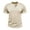 Beige, variant on lmcalzta Mens T Shirts Short Sleeve Button Tees Shirts for Men Casual Summer T-Shirts Solid Color