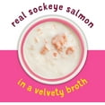 thumbnail image 2 of Friskies Lil' Soups With Sockeye Salmon in a Velvety Chicken Broth Adult Wet Cat Food Complement, 1.2 OZ (Pack of 16), 2 of 8