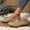 Khaki, variant on Women's Walking Shoes Casual Tennis Slip On Sneakers Lightweight Comfortable Fashion Shoes for Women(Brown, 5.5)