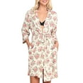thumbnail image 1 of Doublju Women's Kimono Robe Sleepwear Pajama (Plus Size Available), 1 of 2
