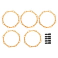 thumbnail image 4 of 5x anillos de agilidad octogonal anillos de velocidad entrenamiento físico 19.69 pulgadas portátiles para tenis de fútbol baloncesto deportivo niños Naranja, 4 of 8