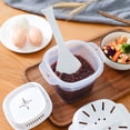 thumbnail image 4 of 2Pcs Office Steamed Rice Boxes Rice Bowls Microwave Oven Rice Boxes (White), 4 of 5