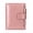 Pink, variant on Mdesiwst Women Wallet Smooth Faux Leather Zipper Closure RFID Pockets Phone Cash Changes Storage Purse Short Card Holder