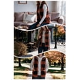 thumbnail image 2 of Busydd Women Fleece Vest Fashion Plaid Sleeveless Warm Fuzzy Winter Vest for Women Casual Stand Collar Zipper Women's Outerwear Vests with Pockets, 2 of 11