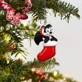 thumbnail image 4 of Hallmark Keepsake Mini Christmas 2019 Year Dated Looney Tunes Pepe Le Pew Kiss-Mas Greetings Miniature Ornament, 1.2",, 4 of 4
