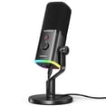 thumbnail image 1 of Micrófono para juegos MAONO PD100X USB/XLR Dynamic con luces RGB, 1 of 8