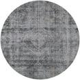 thumbnail image 1 of Ahgly Company Machine Washable Indoor Round Industrial Modern Grey Gray Area Rugs, 7' Round, 1 of 7