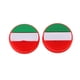 thumbnail image 3 of Paquete de 2 Amortiguadores de Tenis Premium Personalizados Bandera Nacional Silicona Italia, 3 of 7