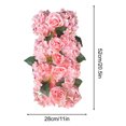 thumbnail image 7 of wtgtog Wedding Venue Silk Flower Arrangement, 52CM Finished Simulation Floral Decoration for T-table and Road Guide, Realistic Silk Petals, Durable and Easy to Install, Enhances Wedding Ambiance, 7 of 7
