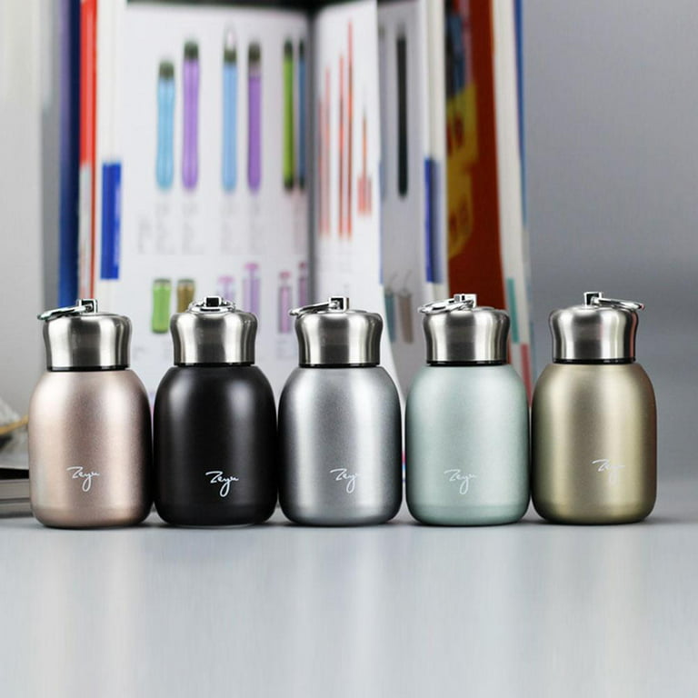 Stainless Steel Coffee Thermos Bottle, Double Wall, Small Vacuum  Insulation, Thermal Water Mug, Mini Portable, 300ml