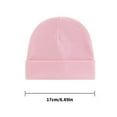 thumbnail image 3 of 4pcs Soft Baby Bonnet Caps Stretchy Unisex Fetal Hats for 0-3 Month Olds Machine Washable Cotton Infant Accessories, 3 of 5