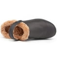 thumbnail image 3 of Couples Winter Slippers Lined Clogs for Men Women Warm Plush Fleece Lining Garden Shoes Home House Slippers Indoor Outdoor Deep Grey, 3 of 6