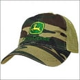 thumbnail image 2 of John Deere Men's Camo Mesh Back Logo Core Baseball Cap, Black, One Size, 2 of 2