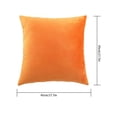 thumbnail image 6 of Short Plush Pillow Case Sofa Chair Throw Pillow Cover Home Decorative Cushion Cover orange, 6 of 7