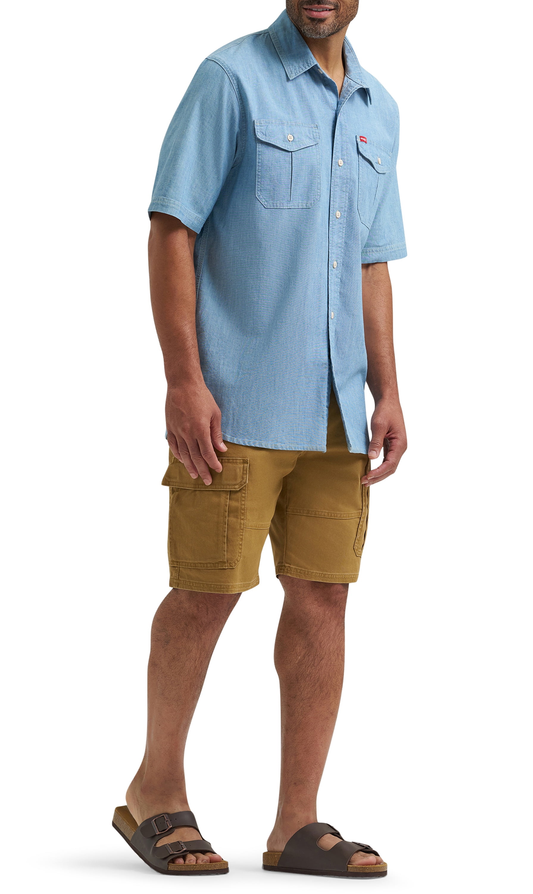 Wrangler Men's and Big Men's Stretch Cargo Shorts