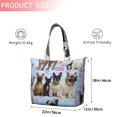 thumbnail image 4 of French Bulldogs Travel Tote Bags for Women Carry On,Large Weekender Bags for Women Travel,Multi Functional Duffle Bag for Work,Shopping,Sports, 4 of 5