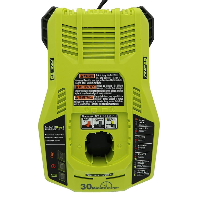 Pack 2 batteries RYOBI 18V One+ 4.0Ah - chargeur rapide 2.0Ah Lithium