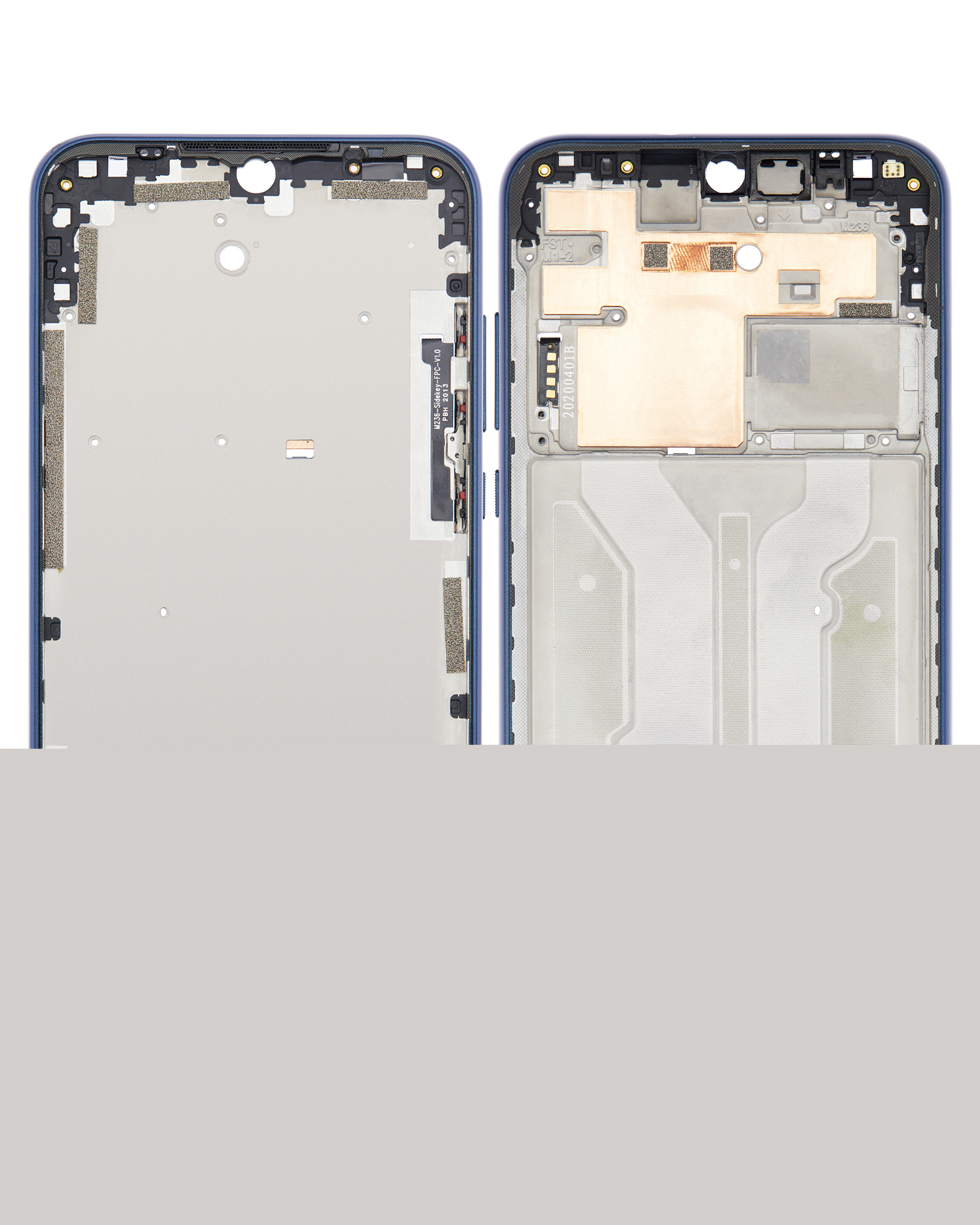 thumbnail image 1 of Esource Parts Motorola Moto E XT2052 2020 Midnight Blue Mid-Frame Replacement, 1 of 1