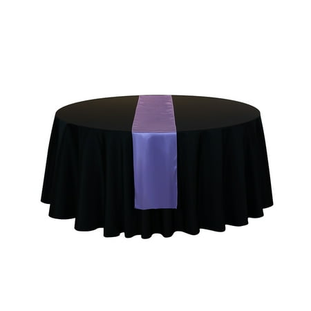

Table Tek Lavender Purple Satin Table Runner - 12 x 108 - 1 count box