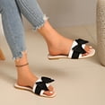 thumbnail image 5 of Viluyesy Slippers for Women Comfortable Non-Slip Flat Bottom Footwear for Women Black Size 43, 5 of 10