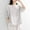 White, variant on QUNYINEY Short Sleeve Womens Tshirts Casual Solid Crew Neck Tops Summer Cotton Linen Loose Pullover Tops for Women