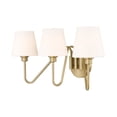 thumbnail image 5 of Yep by Golden Lighting Kennedy 3-light Vanity in Brushed Champagne Brass, 5 of 6