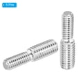 thumbnail image 3 of Uxcell M4*M5*20mm Double End Threaded Stud Screw Bolt, 5 Pack 304 Stainless, 3 of 5