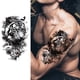 thumbnail image 5 of Tatuajes realistas Hugtrwg pegatinas Arte temporal 8 Piezas brazo Animal León Tigre Patrones Exóticos, 5 of 9
