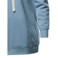thumbnail image 4 of A2Y Women's Relax Fit Long Sleeve Kangaroo Pockets Hoodie Sweatshirts Spring Blue 2XL, 4 of 6