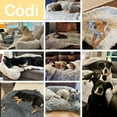 thumbnail image 2 of Codi Dog Bed for Couch - Calming Dog Beds for Medium Dogs, Fluffy Plush Bed for Pets, Anti Anxiety Dog Bed with Removable Washable Cover for Dogs and Cats, Dark Grey, 35x31x5 inches, 2 of 16