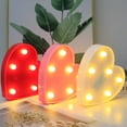 thumbnail image 1 of AMERTEER Lampe de Décoration Modélisation LED Multi-Usage Romantique INS Confession Amour Cœur Lumière de Modélisation LED pour la Saint-Valentin, 1 of 8