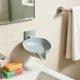 thumbnail image 1 of Wall Mounted Drainable Soap Tray For Bathroom And Kitchen No Drilling Required Rotating Leaf Shaped Soap Stand, 1 of 6