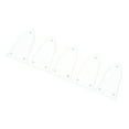 thumbnail image 2 of Guitar Truss Rod Cover Plate Set, 3 Hole Robust White Effortless Installation 5Pcs Guitar Truss Rod Cover  For DIY, 2 of 8