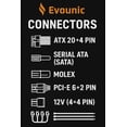 thumbnail image 4 of 800W Power Supply 80+ Bronze Certified, Active PFC Gaming PSU, Non-Modular ATX Desktop Computer Power Supply, SLI/Crossfire Ready, 4 of 7