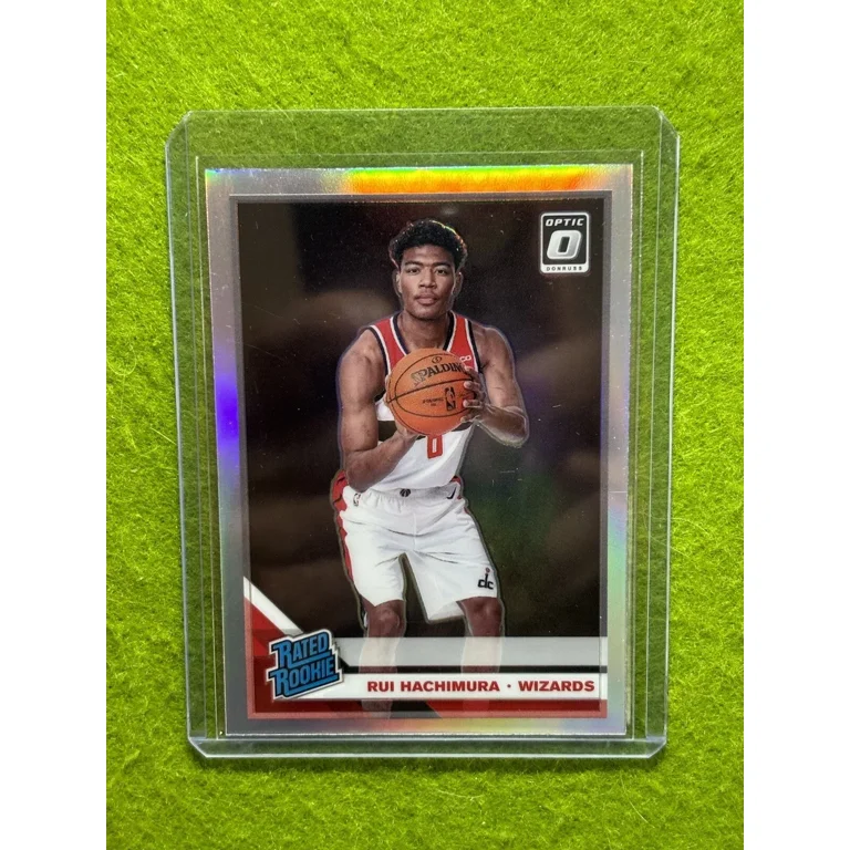 Rui Hachimura HOLO SILVER PRIZM RATED ROOKIE CARD RC 2019 Donruss 
