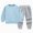 H01-Sky Blue, variant on TOWED22 Fall Winter Toddler Baby Boy Clothes 2Pcs Checkered Crewneck Sweatshirt and Pants Sweatsuit Little Boy Clothing Size:3-4 Y,Color:Green