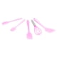 thumbnail image 5 of Juego de 5 espátulas de silicona para repostería casera, utensilios de cocina, decoración de pasteles, color rosa, 5 of 14