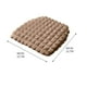 thumbnail image 4 of Almohadilla del cojín del asiento | Material de flor de seda engrosada | Relleno de EPE suave y cálido | Soporte para sillas y taburetes | Uso versátil de la oficina en casa | Fácil de limpiar |, 4 of 6