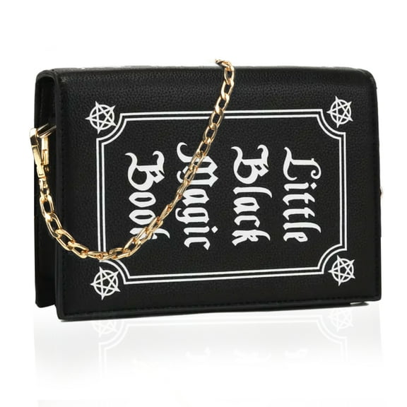 Small Crossbody Bags for Women Goth Style Crossbody Letter Print Shoulder Bag