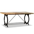 thumbnail image 5 of vidaXL Table à Manger Bois Massif Recyclé 180 cm, 5 of 5